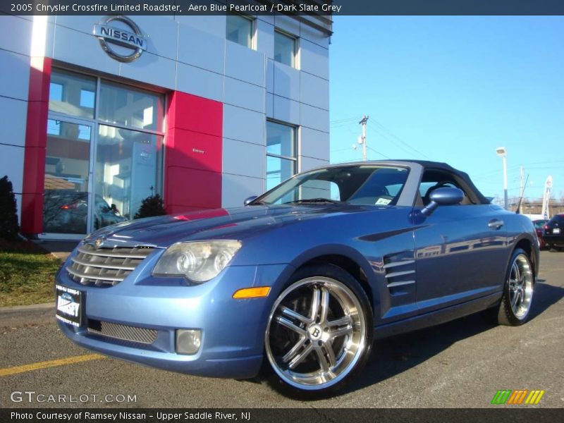 Aero Blue Pearlcoat / Dark Slate Grey 2005 Chrysler Crossfire Limited Roadster
