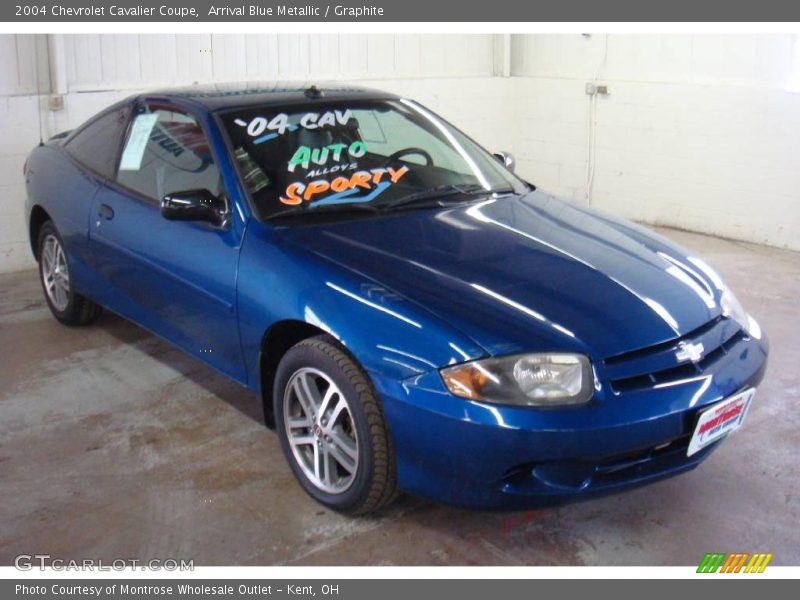 Arrival Blue Metallic / Graphite 2004 Chevrolet Cavalier Coupe