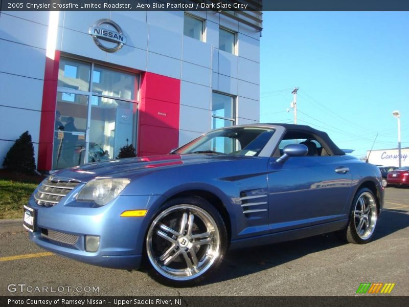 Aero Blue Pearlcoat / Dark Slate Grey 2005 Chrysler Crossfire Limited Roadster