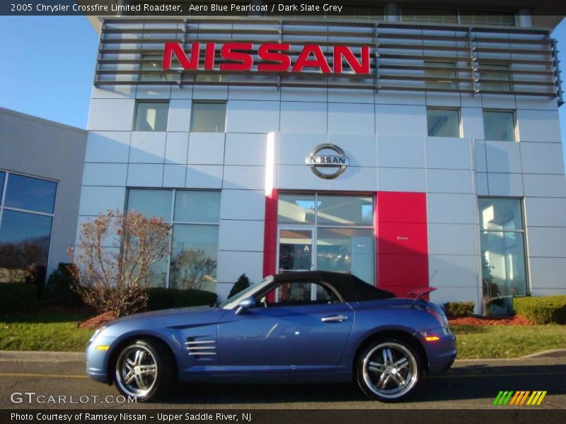 Aero Blue Pearlcoat / Dark Slate Grey 2005 Chrysler Crossfire Limited Roadster