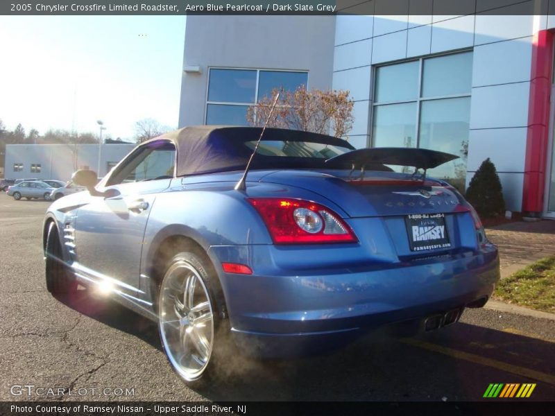 Aero Blue Pearlcoat / Dark Slate Grey 2005 Chrysler Crossfire Limited Roadster
