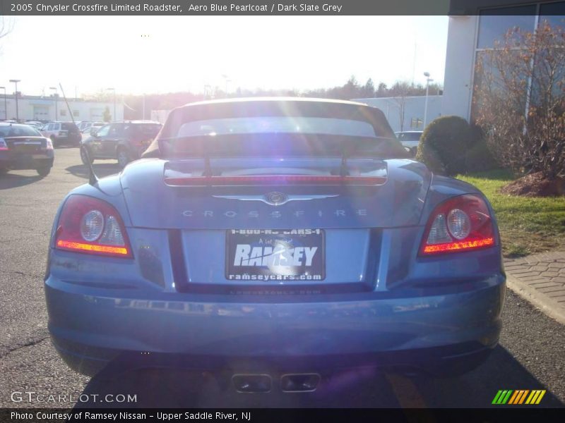 Aero Blue Pearlcoat / Dark Slate Grey 2005 Chrysler Crossfire Limited Roadster