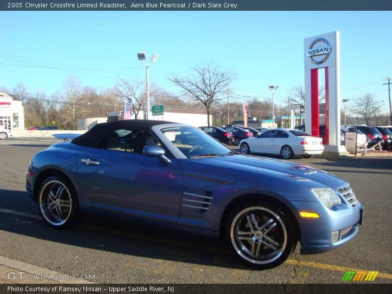 Aero Blue Pearlcoat / Dark Slate Grey 2005 Chrysler Crossfire Limited Roadster