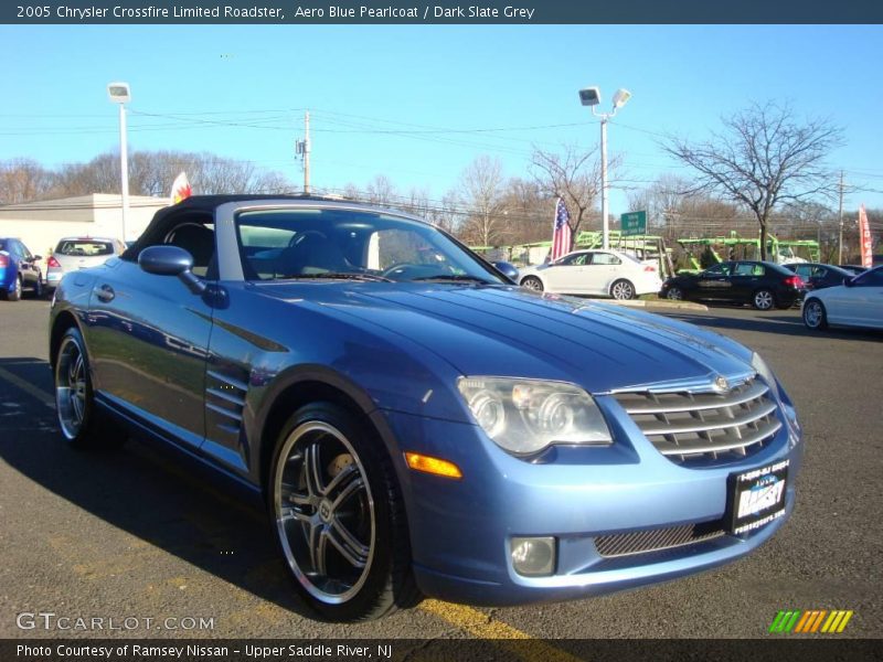 Aero Blue Pearlcoat / Dark Slate Grey 2005 Chrysler Crossfire Limited Roadster