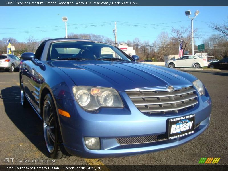Aero Blue Pearlcoat / Dark Slate Grey 2005 Chrysler Crossfire Limited Roadster
