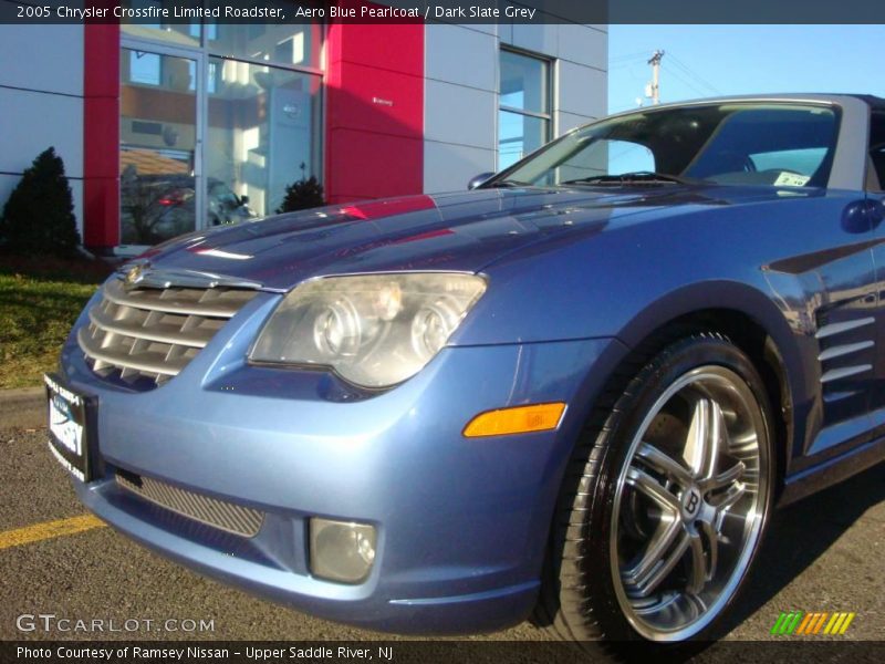 Aero Blue Pearlcoat / Dark Slate Grey 2005 Chrysler Crossfire Limited Roadster