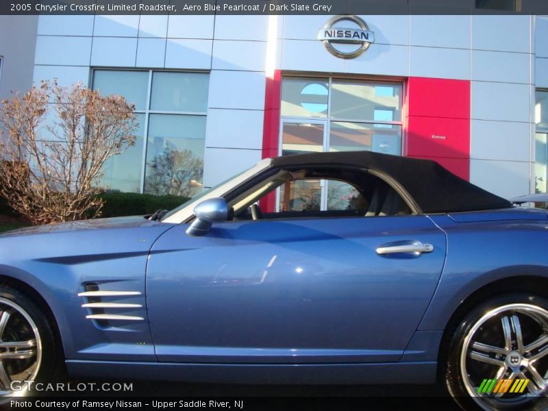 Aero Blue Pearlcoat / Dark Slate Grey 2005 Chrysler Crossfire Limited Roadster