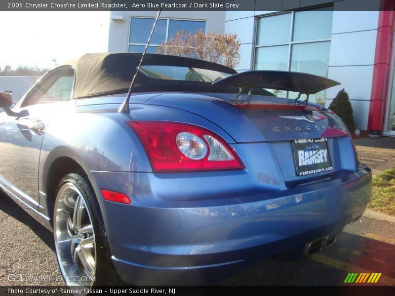 Aero Blue Pearlcoat / Dark Slate Grey 2005 Chrysler Crossfire Limited Roadster