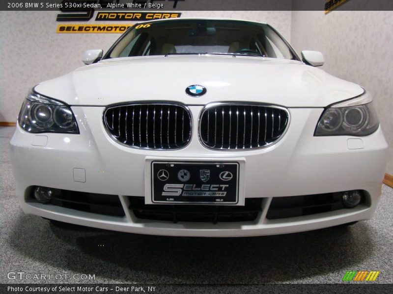 Alpine White / Beige 2006 BMW 5 Series 530xi Sedan