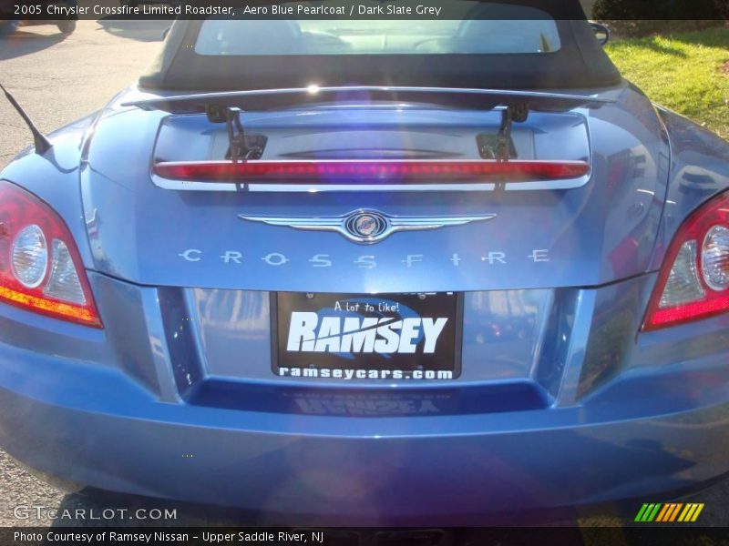 Aero Blue Pearlcoat / Dark Slate Grey 2005 Chrysler Crossfire Limited Roadster