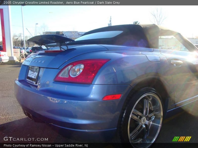 Aero Blue Pearlcoat / Dark Slate Grey 2005 Chrysler Crossfire Limited Roadster