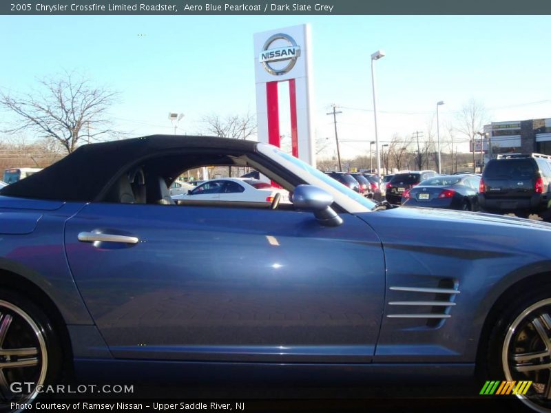 Aero Blue Pearlcoat / Dark Slate Grey 2005 Chrysler Crossfire Limited Roadster