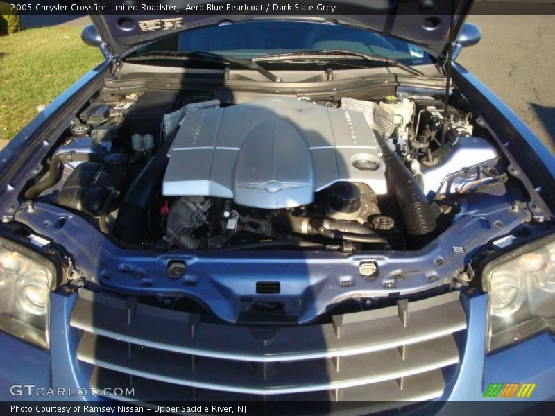 Aero Blue Pearlcoat / Dark Slate Grey 2005 Chrysler Crossfire Limited Roadster