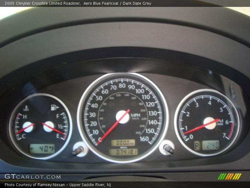  2005 Crossfire Limited Roadster Limited Roadster Gauges