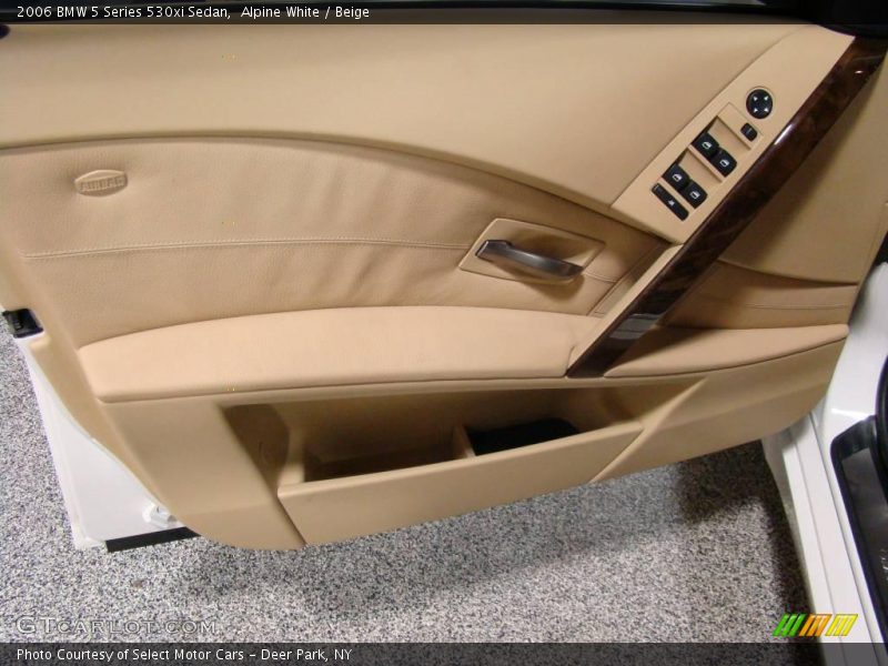 Alpine White / Beige 2006 BMW 5 Series 530xi Sedan