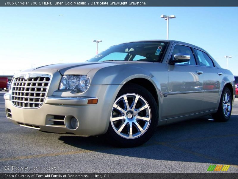 Linen Gold Metallic / Dark Slate Gray/Light Graystone 2006 Chrysler 300 C HEMI
