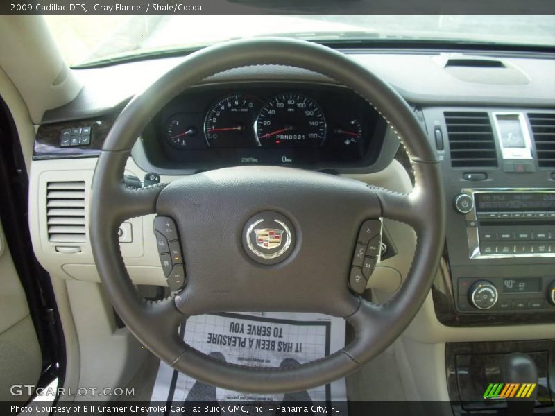 Gray Flannel / Shale/Cocoa 2009 Cadillac DTS