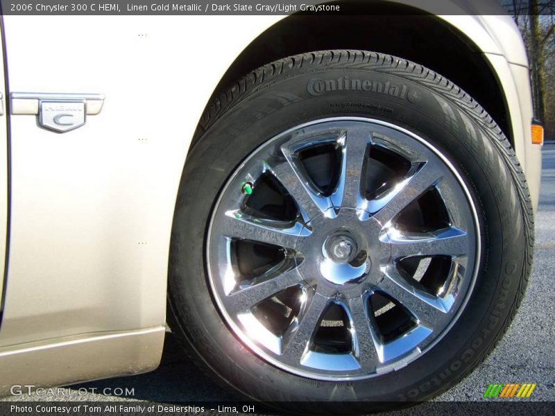 Linen Gold Metallic / Dark Slate Gray/Light Graystone 2006 Chrysler 300 C HEMI