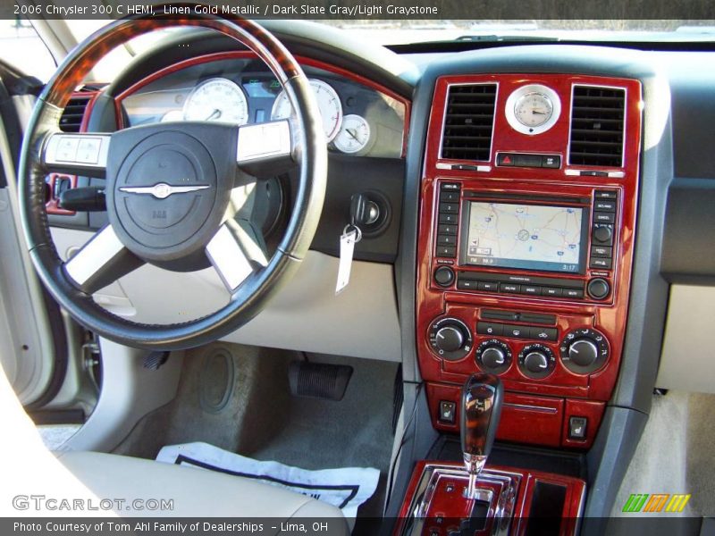 Linen Gold Metallic / Dark Slate Gray/Light Graystone 2006 Chrysler 300 C HEMI