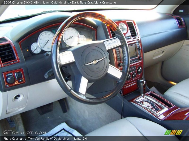 Linen Gold Metallic / Dark Slate Gray/Light Graystone 2006 Chrysler 300 C HEMI