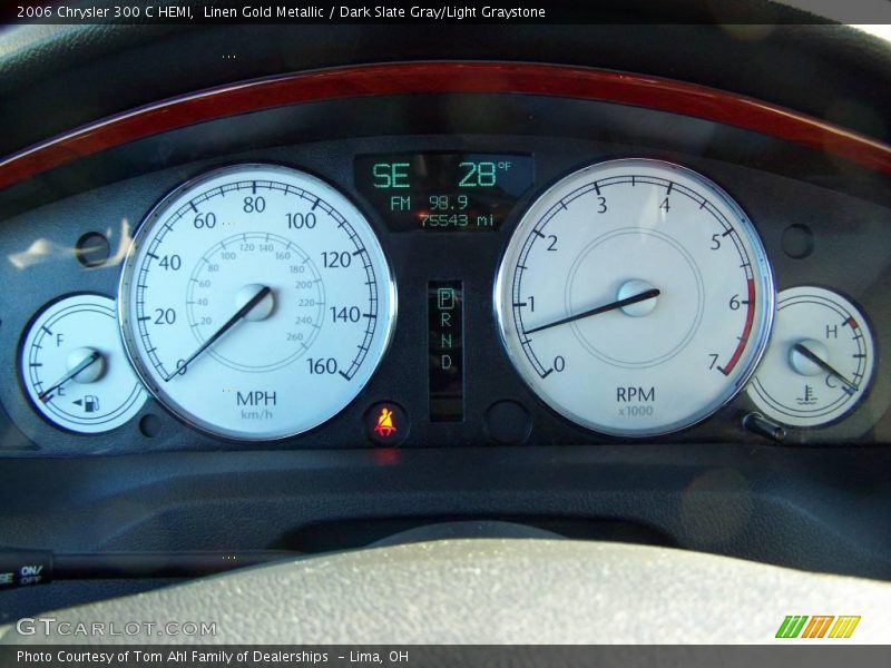 Linen Gold Metallic / Dark Slate Gray/Light Graystone 2006 Chrysler 300 C HEMI