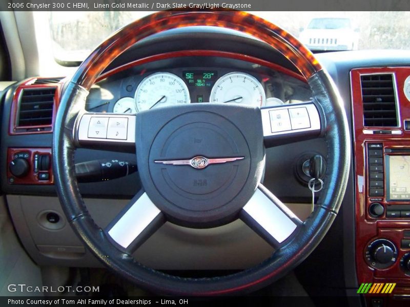 Linen Gold Metallic / Dark Slate Gray/Light Graystone 2006 Chrysler 300 C HEMI