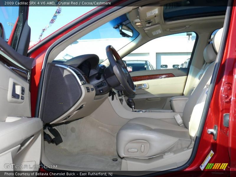 Crystal Red / Cocoa/Cashmere 2009 Cadillac SRX 4 V6 AWD