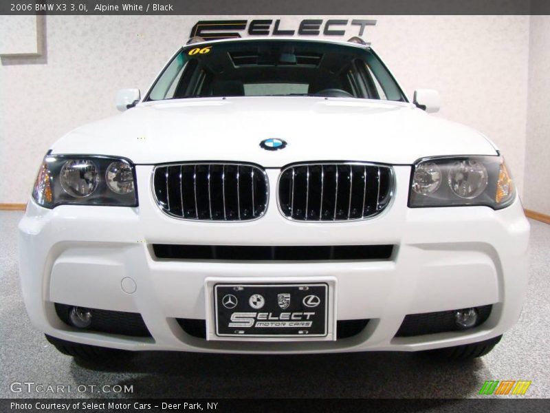 Alpine White / Black 2006 BMW X3 3.0i