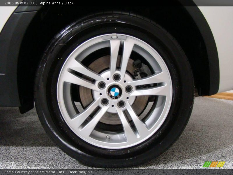 Alpine White / Black 2006 BMW X3 3.0i