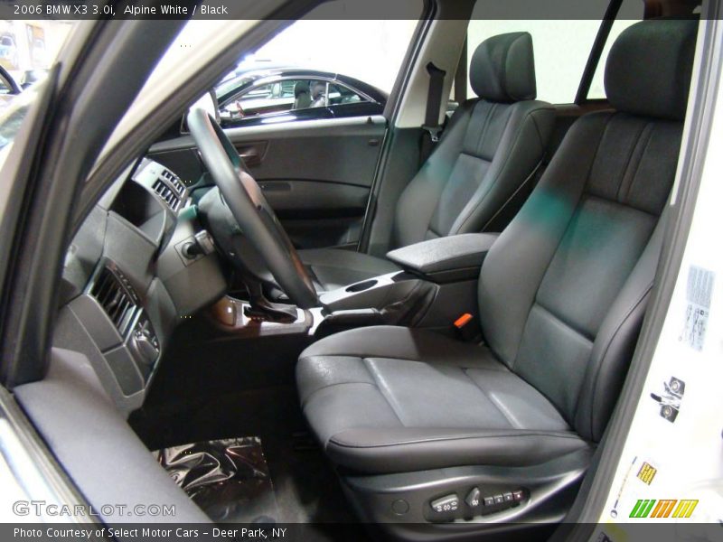 Alpine White / Black 2006 BMW X3 3.0i