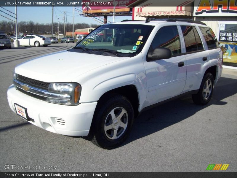 Summit White / Light Gray 2006 Chevrolet TrailBlazer LS 4x4