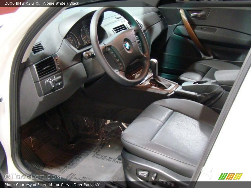 Alpine White / Black 2006 BMW X3 3.0i