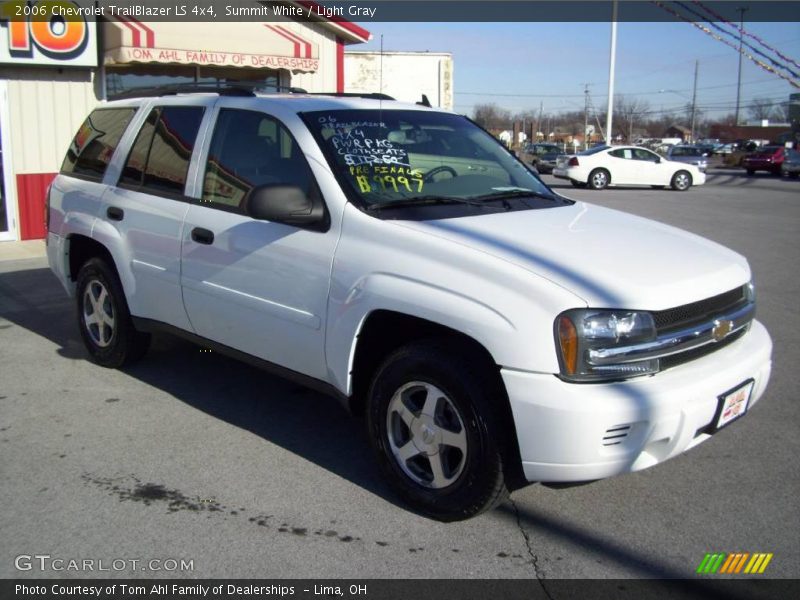 Summit White / Light Gray 2006 Chevrolet TrailBlazer LS 4x4