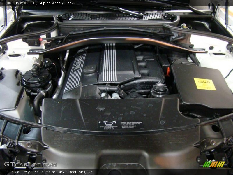 Alpine White / Black 2006 BMW X3 3.0i