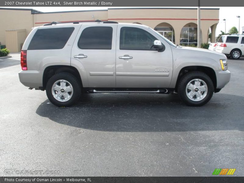 Silver Birch Metallic / Ebony 2007 Chevrolet Tahoe LTZ 4x4