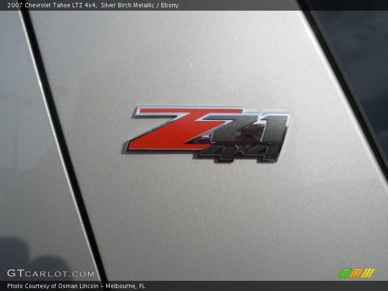 Silver Birch Metallic / Ebony 2007 Chevrolet Tahoe LTZ 4x4