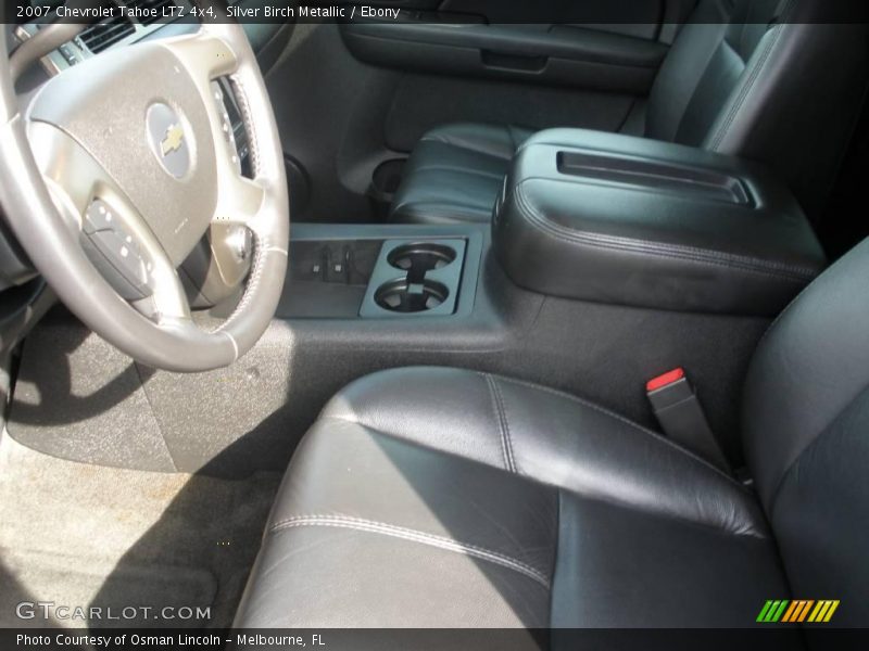 Silver Birch Metallic / Ebony 2007 Chevrolet Tahoe LTZ 4x4