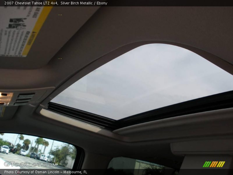 Silver Birch Metallic / Ebony 2007 Chevrolet Tahoe LTZ 4x4