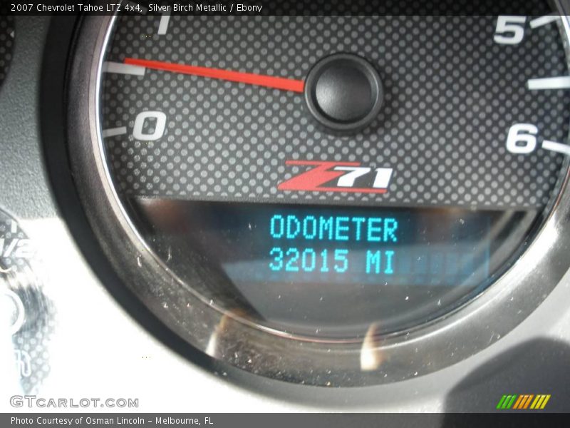 Silver Birch Metallic / Ebony 2007 Chevrolet Tahoe LTZ 4x4