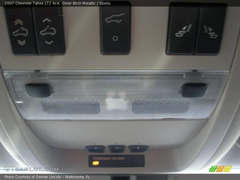 Silver Birch Metallic / Ebony 2007 Chevrolet Tahoe LTZ 4x4