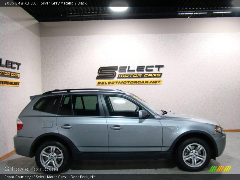 Silver Grey Metallic / Black 2006 BMW X3 3.0i