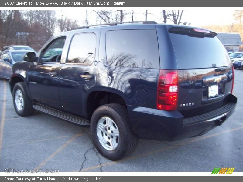 Black / Dark Titanium/Light Titanium 2007 Chevrolet Tahoe LS 4x4