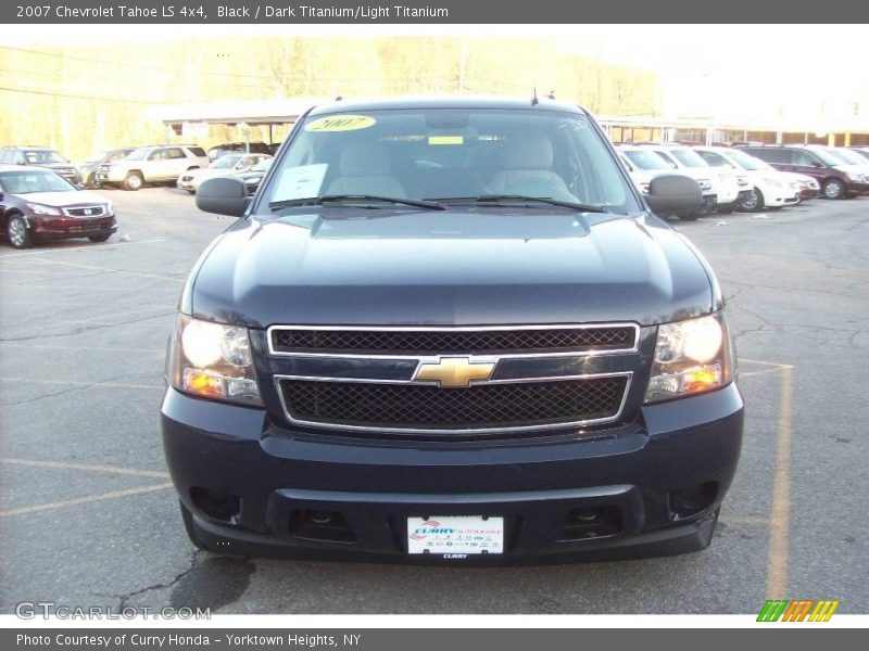 Black / Dark Titanium/Light Titanium 2007 Chevrolet Tahoe LS 4x4