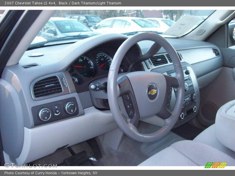 Black / Dark Titanium/Light Titanium 2007 Chevrolet Tahoe LS 4x4