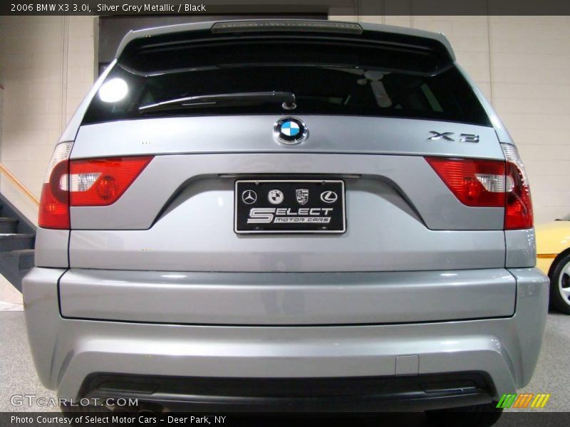 Silver Grey Metallic / Black 2006 BMW X3 3.0i