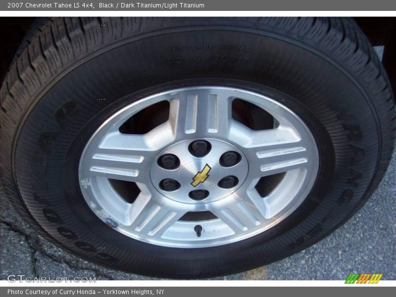 Black / Dark Titanium/Light Titanium 2007 Chevrolet Tahoe LS 4x4