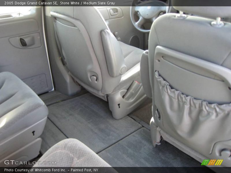 Stone White / Medium Slate Gray 2005 Dodge Grand Caravan SE