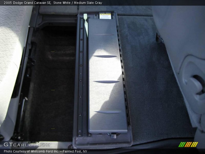 Stone White / Medium Slate Gray 2005 Dodge Grand Caravan SE