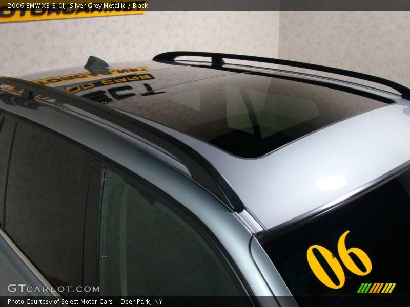 Silver Grey Metallic / Black 2006 BMW X3 3.0i