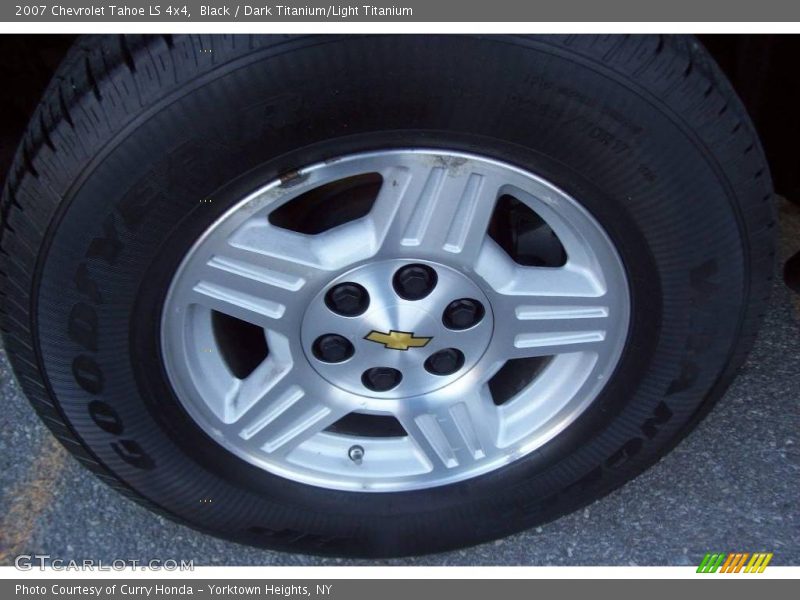 Black / Dark Titanium/Light Titanium 2007 Chevrolet Tahoe LS 4x4